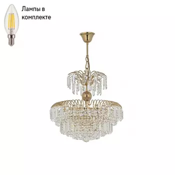 Люстра подвесная с лампочками Arti Lampadari Salentino E 1.5.40.102 G+Lamps