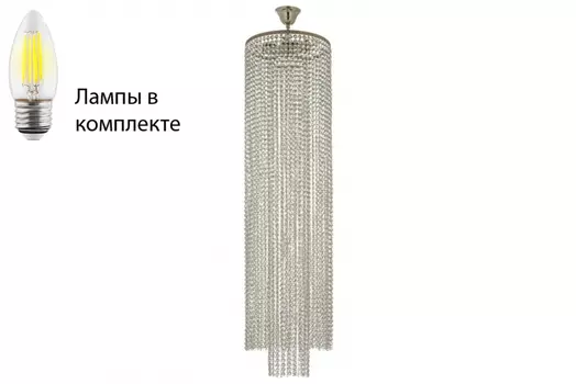Люстра подвесная с лампочками Arti Lampadari Stella E 1.5.30.101 N+Lamps
