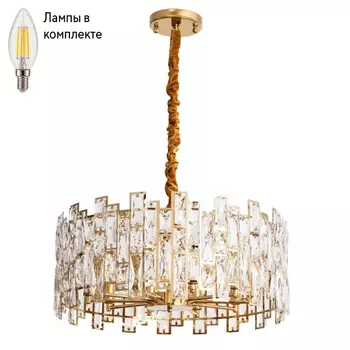 Люстра подвесная с лампочками DIVINARE 1684/01 LM-10+Lamps