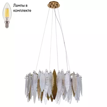 Люстра подвесная с лампочками DIVINARE 6003/01 SP-8+Lamps