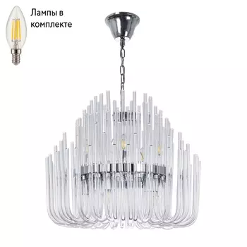 Люстра подвесная с лампочками DIVINARE 6043/02 LM-10+Lamps