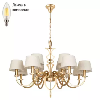 Люстра подвесная с лампочками DIVINARE 6819/19 SP-12+Lamps