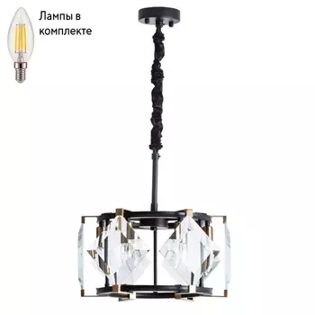 Люстра подвесная с лампочками DIVINARE 7304/04 SP-6+Lamps