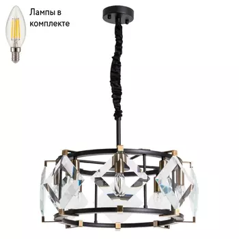 Люстра подвесная с лампочками DIVINARE 7304/04 SP-8+Lamps