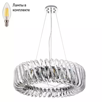 Люстра подвесная с лампочками DIVINARE 7568/02 LM-12+Lamps