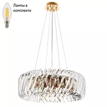 Люстра подвесная с лампочками DIVINARE 7568/18 LM-9+Lamps