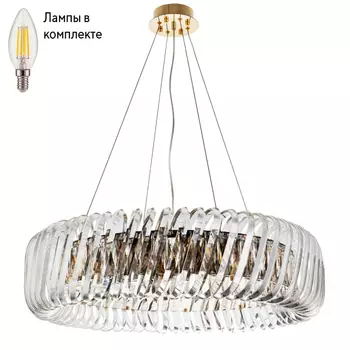 Люстра подвесная с лампочками DIVINARE 7568/18 LM-12+Lamps