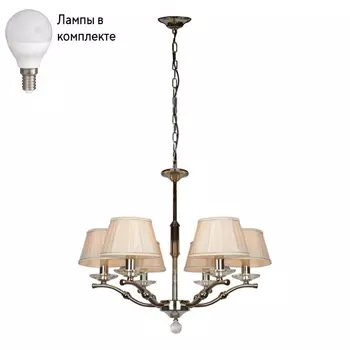 Люстра подвесная с лампочками iLamp 85125/6 CR+Lamps