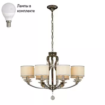 Люстра подвесная с лампочками iLamp 88189/8 CR+Lamps