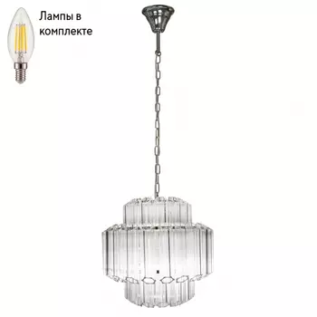Люстра подвесная с лампочками iLamp MD0267-4A+Lamps