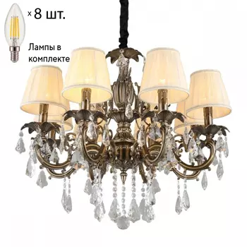 Люстра подвесная с лампочками Omnilux OML-30813-08+Lamps