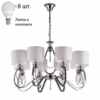 Люстра подвесная с лампочками Omnilux OML-63803-08+Lamps