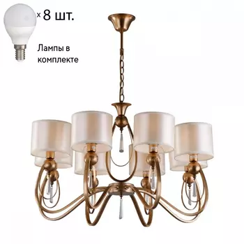 Люстра подвесная с лампочками Omnilux OML-63813-08+Lamps