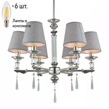 Люстра подвесная с лампочками Omnilux OML-64203-06+Lamps