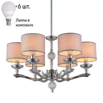 Люстра подвесная с лампочками Omnilux OML-64603-06+Lamps