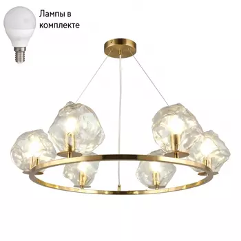 Люстра подвесная с лампочками Omnilux OML-68003-06+Lamps