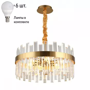 Люстра подвесная с лампочками Omnilux OML-69403-06+Lamps