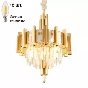 Люстра подвесная с лампочками Omnilux OML-69703-06+Lamps