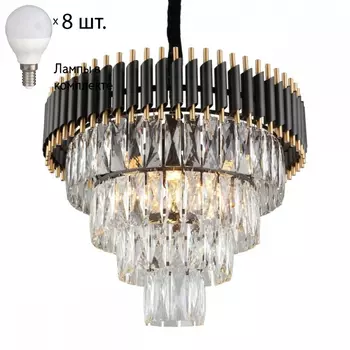 Люстра подвесная с лампочками Omnilux OML-69803-08+Lamps