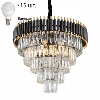 Люстра подвесная с лампочками Omnilux OML-69803-15+Lamps