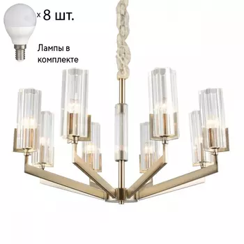 Люстра подвесная с лампочками Omnilux OML-69903-08+Lamps