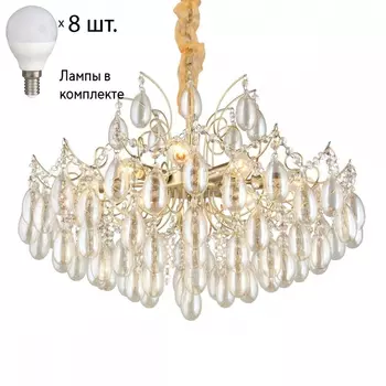 Люстра подвесная с лампочками Omnilux OML-70703-08+Lamps
