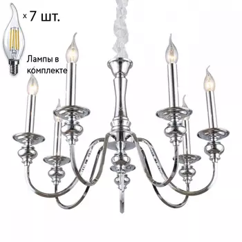 Люстра подвесная с лампочками Omnilux OML-71903-07+Lamps