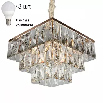 Люстра подвесная с лампочками Omnilux OML-72603-08+Lamps