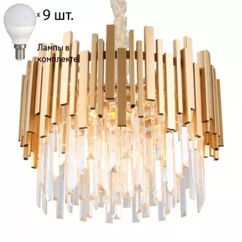 Люстра подвесная с лампочками Omnilux OML-72803-09+Lamps