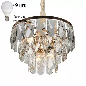 Люстра подвесная с лампочками Omnilux OML-72913-09+Lamps