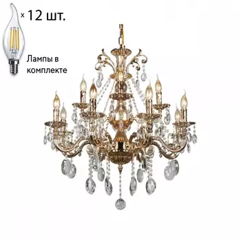 Люстра подвесная с лампочками Omnilux OML-78903-12+Lamps