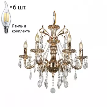 Люстра подвесная с лампочками Omnilux OML-78903-06+Lamps