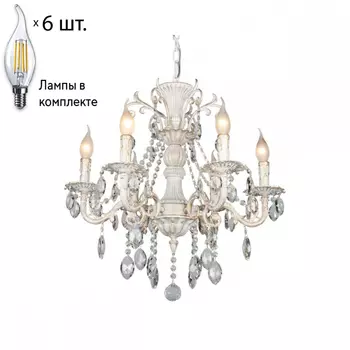 Люстра подвесная с лампочками Omnilux OML-79003-06+Lamps