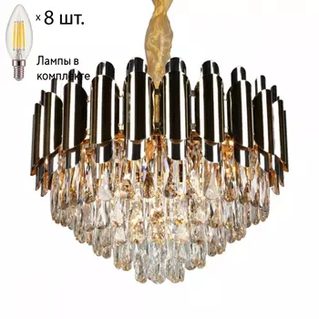 Люстра подвесная с лампочками Omnilux OML-81403-08+Lamps