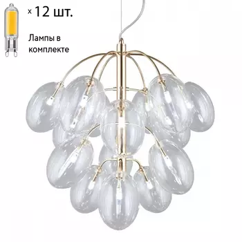 Люстра подвесная с лампочками Omnilux OML-85703-15+Lamps