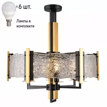 Люстра подвесная с лампочками Omnilux OML-99703-06+Lamps