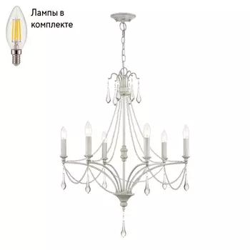 Люстра подвесная с лампочками Wertmark WE306.06.003+Lamps