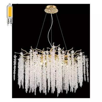 Люстра подвесная с Led лампочками в комплекте Wertmark WE185.12.303+Lamps