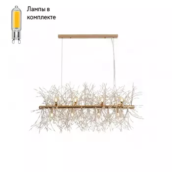 Люстра подвесная с Led лампочками в комплекте KINK Light 08455-12,33+Lamps