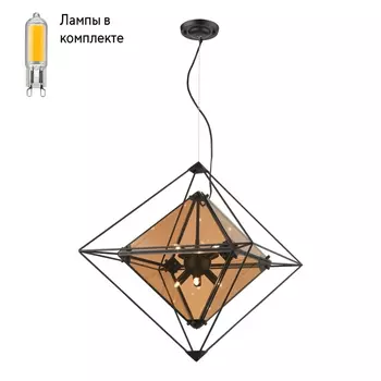 Люстра подвесная с Led лампочками в комплекте Wertmark WE244.08.003+Lamps