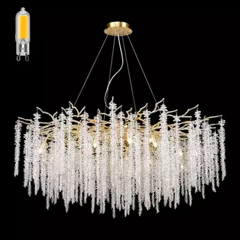 Люстра подвесная с Led лампочками в комплекте Wertmark WE185.18.303+Lamps