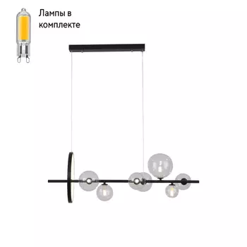 Люстра подвесная с Led лампочками в комплекте KINK Light 09408-7,19+Lamps