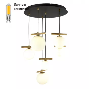 Люстра подвесная с Led лампочками в комплекте APLOYT APL.643.03.06+Lamps