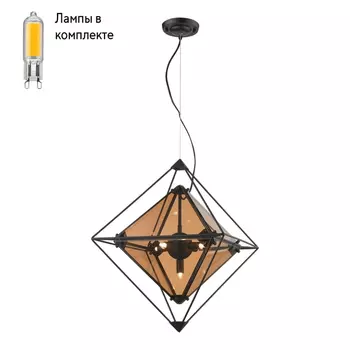 Люстра подвесная с Led лампочками в комплекте Wertmark WE244.05.003+Lamps