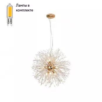 Люстра подвесная с Led лампочками в комплекте KINK Light 08455-9,33+Lamps