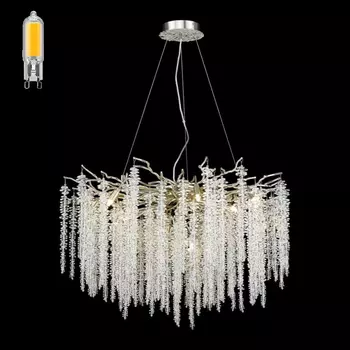Люстра подвесная с Led лампочками в комплекте Wertmark WE185.12.203+Lamps