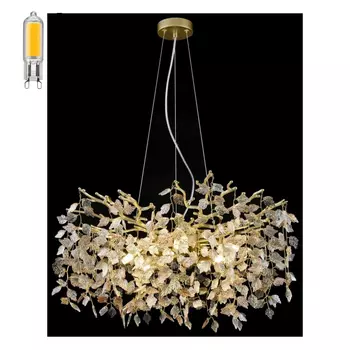 Люстра подвесная с Led лампочками в комплекте Velante 184-403-08+Lamps