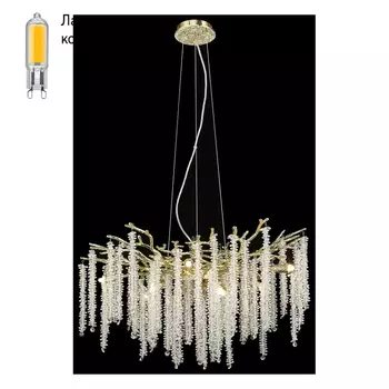 Люстра подвесная с Led лампочками в комплекте Velante 185-303-10+Lamps