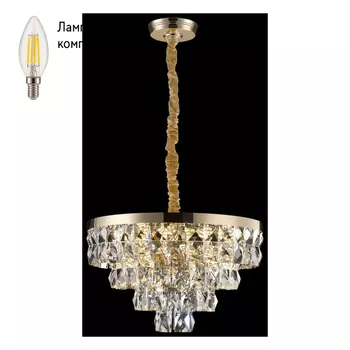 Люстра подвесная с Led лампочками в комплекте Wertmark WE102.12.303+Lamps