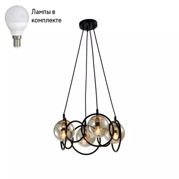 Люстра подвесная с Led лампочками в комплекте Rivoli Б0047333+Lamps